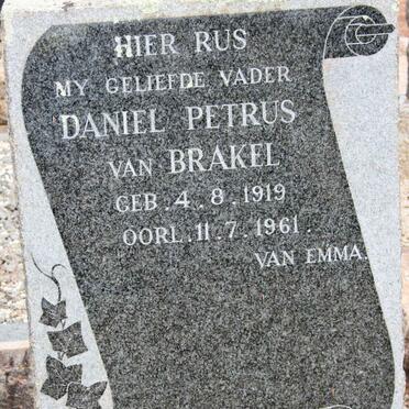 BRAKEL Daniel Petrus, van 1919-1961