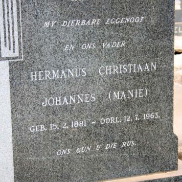 BRAKEL Hermanus Christiaan Johannes, van 1881-1963
