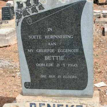 BENEKE Bettie -1960