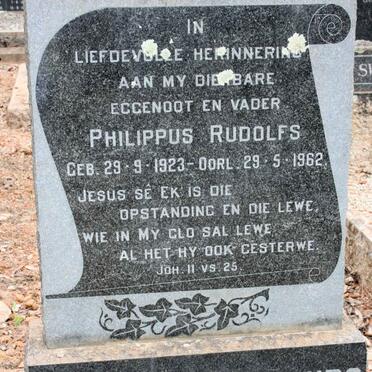 RENSBURG Philippus Rudolfs, Janse van 1923-1962