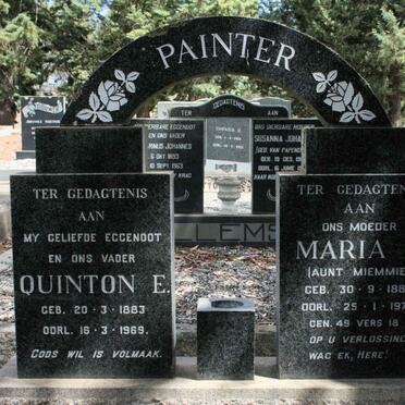 PAINTER Quinton E. 1883-1969 &amp; Maria C. 1885-1974