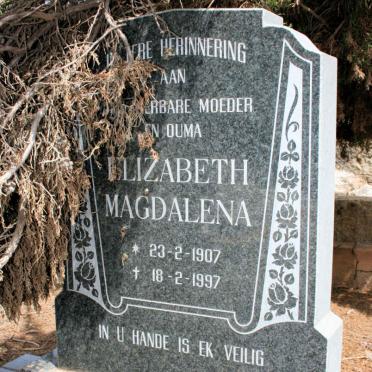 HAVEMANN Elizabeth Magdalena 1907-1997
