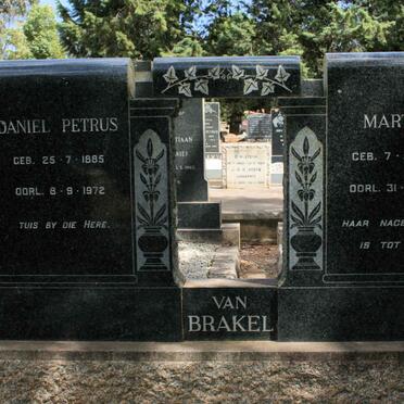 BRAKEL Daniel Petrus, van 1885-1972 &amp; Martha 1885-1965