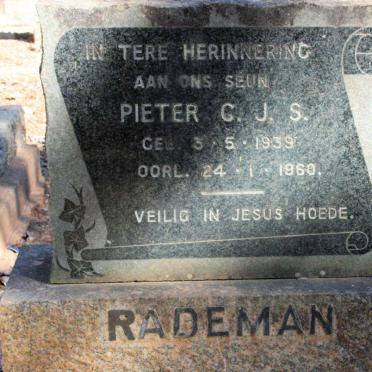RADEMAN Pieter G.J.S. 1939-1960