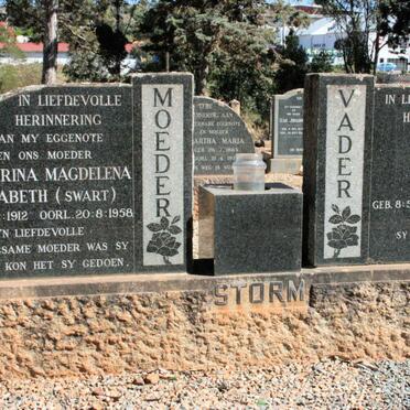 STORM Hendrik Willem 1917-1985 &amp; Catharina Magdalena Elizabeth SWART 1912-1958