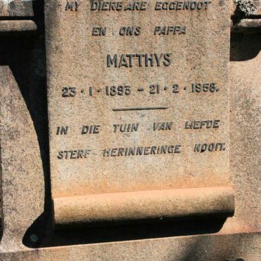 GELDENHUYS Matthys 1893-1956