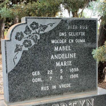 ALBERTYN Mabel Andeline Maria 1898-1986