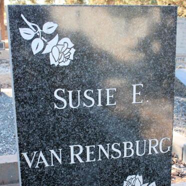 RENSBURG Susie F., van