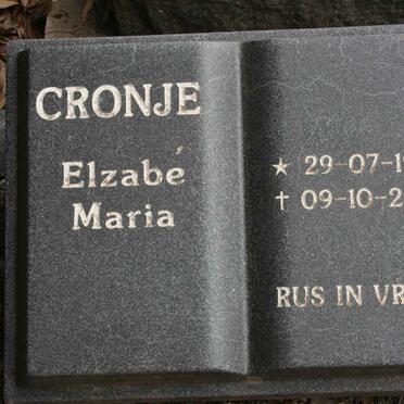 CRONJE Elsabé Maria 1920-2000