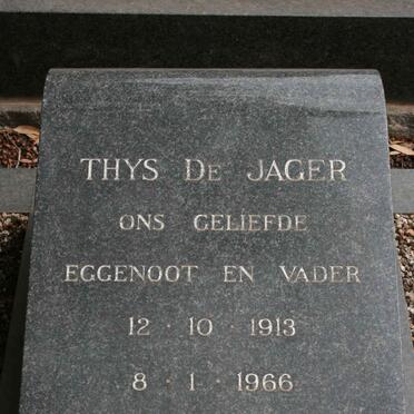 JAGER Thys, de 1913-1966