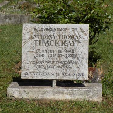 THACKRAY Anthony Thomas 1950-2002