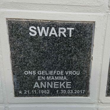 SWART Anneke 1962-2017