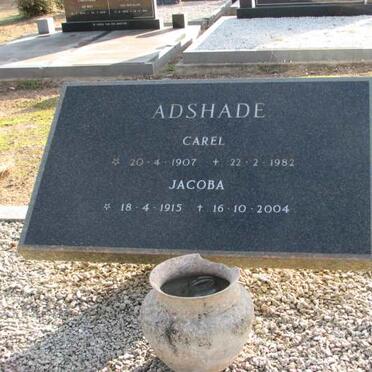 ADSHADE Carel 1907-1982 &amp; Jacoba 1915-2004