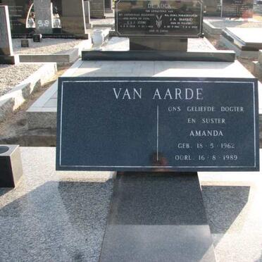 AARDE Amanda, van 1962-1989