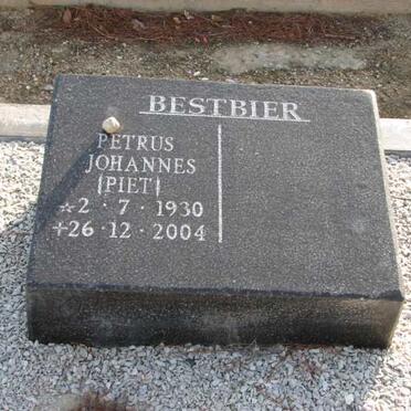 BESTBIER Petrus Johannes 1930-2004