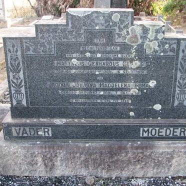 BEUKES Mattheus Gerhardus 1851-1931 &amp; Jacoba Johanna Magdalena HUMAN 1857-19?9