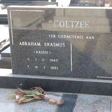 COETZEE Abraham Erasmus 1945-1992