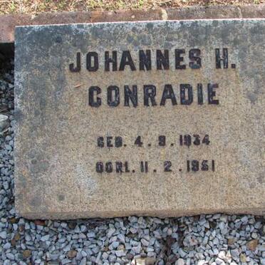 CONRADIE Johannes H. 1934-1951