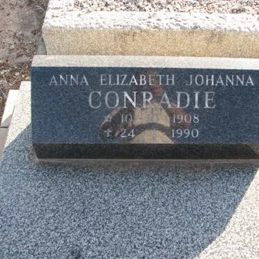 CONRADIE Anna Elizabeth Johanna 1908-1990