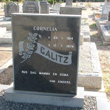 CALITZ Cornelia 1914-1974
