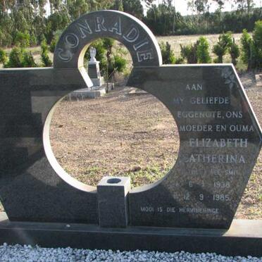 CONRADIE Elizabeth Catherina nee SMIT 1938-1985