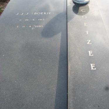 COETZEE M.M. 19?6-1997 :: COETZEE J.J.J. 1913-1990 