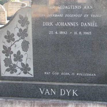 DYK Dirk Johannes Daniel, van 1892-1965