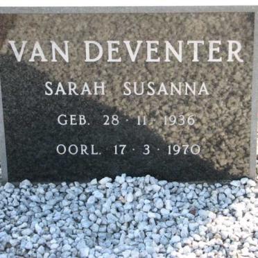 DEVENTER Sarah Susanna, van 1936-1970