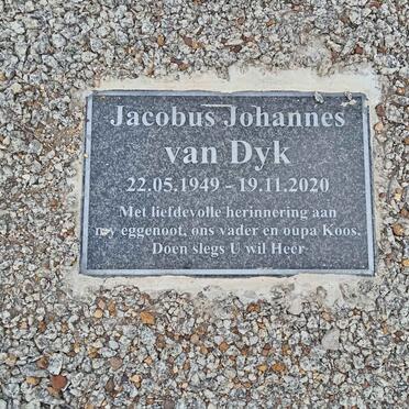 DYK Jacobus Johannes, van 1949-2020
