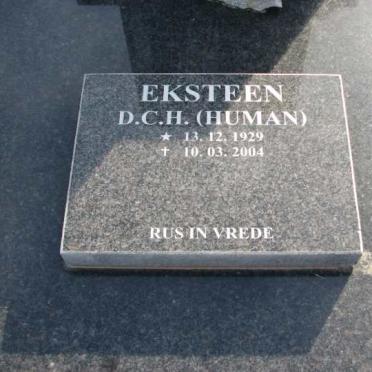 EKSTEEN D.C.H. nee HUMAN 1929-2004