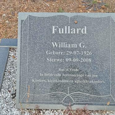 FULLARD William G. 1926-2008