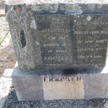 FRANKEN Johannes 1912-1952