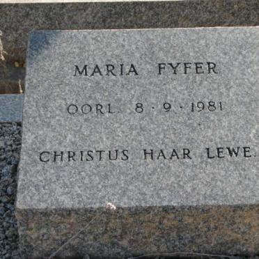 FYFER Maria  -1981