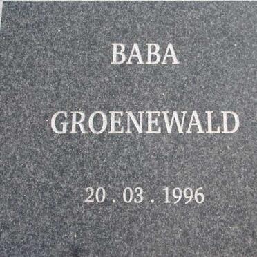 GROENEWALD Baba -1996