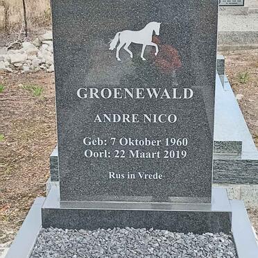 GROENEWALD Andre Nico 1960-2019