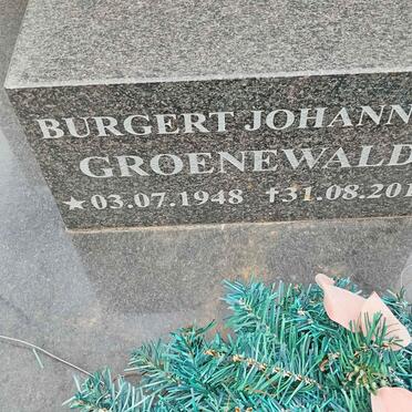 GROENEWALD Burgert Johannes 1948-2016