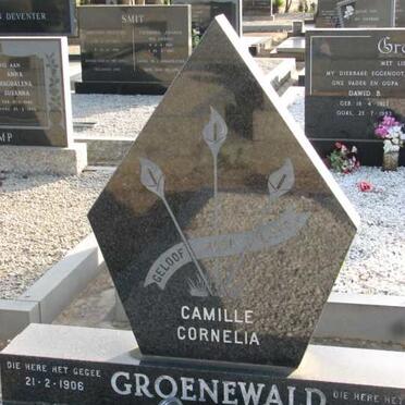 GROENEWALD Camille Cornelia 1906-