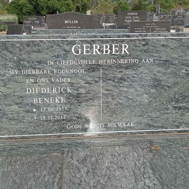 GERBER Diederick Beneke 1955-2013