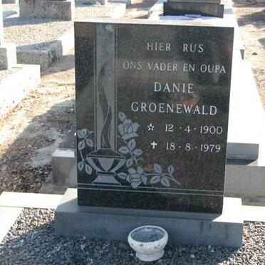 GROENEWALD Danie 1900-1979