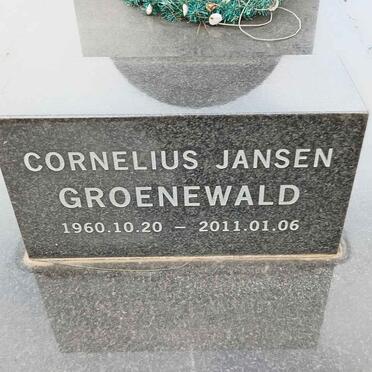 GROENEWALD Cornelius Jansen 1960-2011