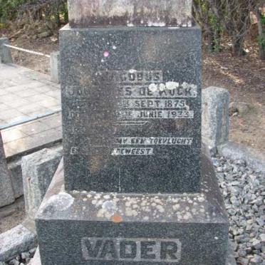 KOCK Jacobus Johannes, de 1875-1933