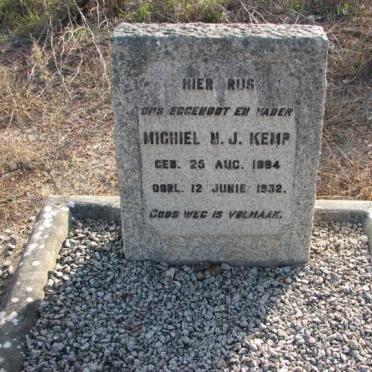 KEMP Michiel N.J. 1884-1932