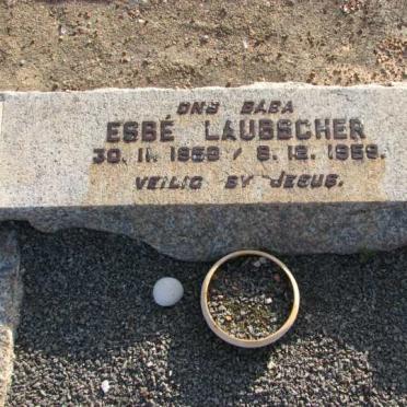LAUBSCHER Esmé 1959-1959