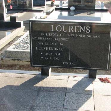 LOURENS H.J. 1934-2000