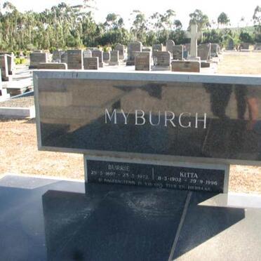 MYBURGH Burrie 1897-1972 &amp; Kitta 1902-1996