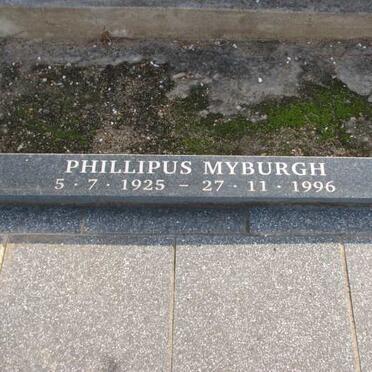 MYBURGH Phillipus 1925-1996