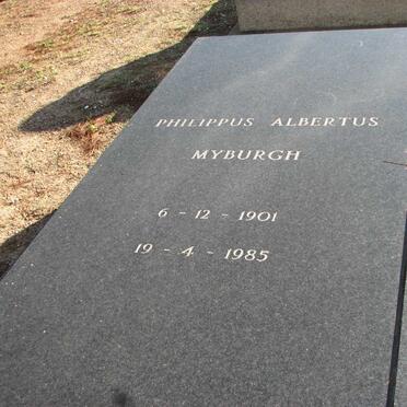 MYBURGH Philippus Albertus 1901-1985 &amp; Susanna Sophia LINDE 1903-1999 