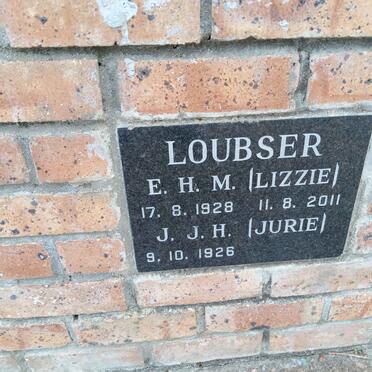 LOUBSER J.J.H. 1926- & E.H.M. 1928-2011