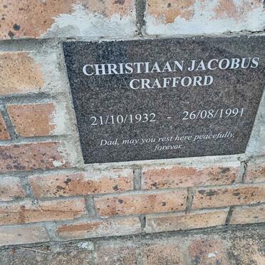 CRAFFORD Christiaan Jacobus 1932-1991