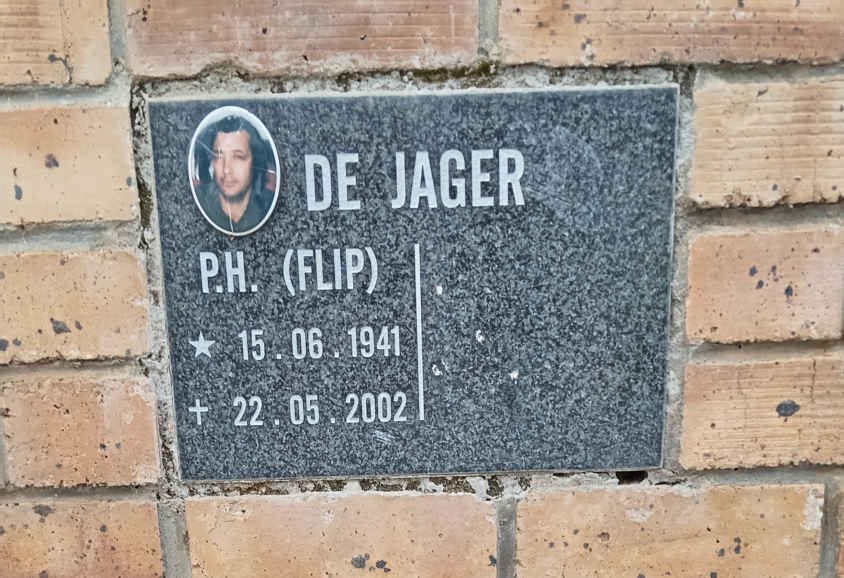 JAGER P.H., de 1941-2002